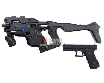 AVATAR HORNET M25 Black Obsidian Kit w/ Stock (Mass Effect) with Umarex Glock 17 Gen 3 GBB - Complete Set 0