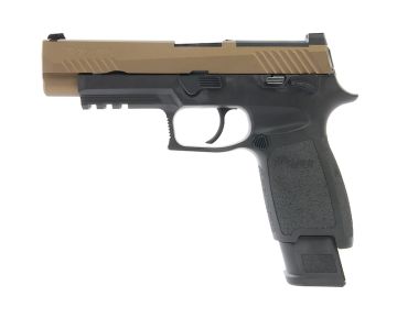 RWC SIG AIR P320 M17 6mm GBB Pistol (Cerakote Burnt Bronze Slide & Black Frame) 0