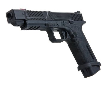 RWC Agency Arms EXA Green Gas Airsoft Pistol - (Stainless Steel Barrel w/ 417 Compensator - BK) 0