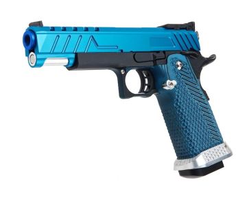 RWC DIVA Hi Capa 5.1 GBB Airsoft Pistol (G10 Grip) - Blue 0