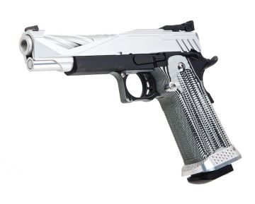 RWC GIGA Hi Capa 5.1 GBB Airsoft Pistol (G10 Grip) - Silver 0