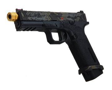 RWC Agency Arms EXA Green Gas Airsoft Pistol  (Ronin Gold Barrel Edition) 0