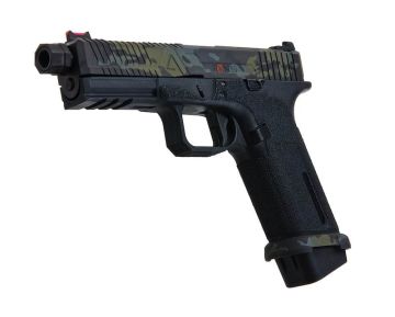RWC Agency Arms EXA Green Gas Airsoft Pistol (Ronin Black Barrel Edition) 0