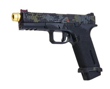 RWC Agency Arms EXA Green Gas Airsoft Pistol (Ronin Agency Arms Gold Mid-Line Barrel Edition) 0