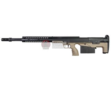 Silverback HTI .50 BMG Airsoft Sniper Rifle (Pull Bolt) Black / FDE (Spring Power) 0