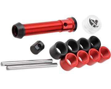 Silverback TAC 41 Airsoft Variable Mass Piston (Red) w/ Piston Cup NBR 70 (Black) 0