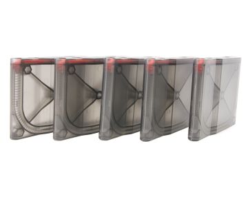 Silverback SRS Magazine (25 rounds, Polymer) - Transparent Smoke (5pcs/box) 0
