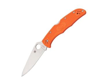 Spyderco Endura 4 FRN Flat Ground Knife - Orange (C10F) 0