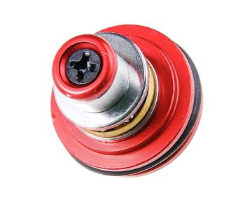 SHS Airsoft Aerail High Flow Bearing Piston Head (Red, 8 Holes) 0
