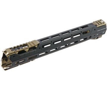Strike Industries GRIDLOK Handguard 15 inch Main Body with Sights and FDE Rail Attachment 0