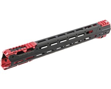 Strike Industries GRIDLOK Handguard 17 inch Main Body with Sights and Red Rail Attachment 0