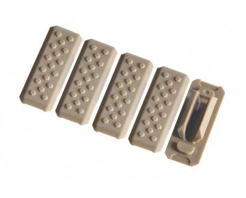 Strike Industries MLOK Cover V1 Style (5pcs) - FDE 0
