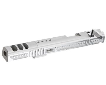 Airsoft Masterpiece Open Slide (Limcat SaberCat) for Tokyo Marui Hi Capa - Silver 0