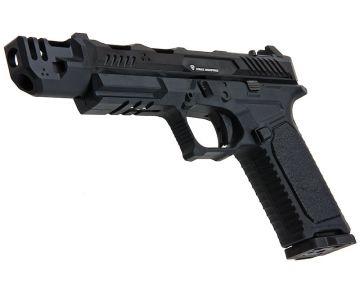 Strike Industries ARK 17 Green Gas Airsoft Pistol with Detachable Compensator - Black 0
