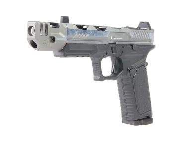Strike Industries EMG ARK-17 GBB Pistol with Compensator (2-Tone Silver) 0