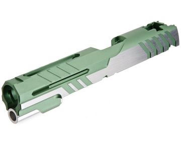 Airsoft Masterpiece Slide 5.1 (Custom 'Alpha') for Tokyo Marui Hi-Capa / 1911 GBB) - Green 2 Tone 0