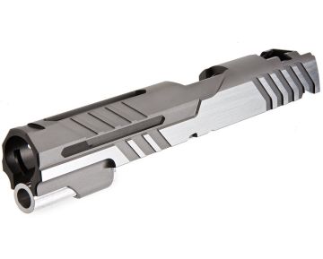 Airsoft Masterpiece Slide 5.1 (Custom 'Alpha') for Tokyo Marui Hi-Capa / 1911 GBB) - Grey 2 Tone 0