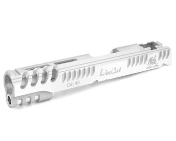 Airsoft Masterpiece Slide 5.1 (Limcat 'Battlecat') for Tokyo Marui Hi Capa / 1911 GBB -  Silver 0