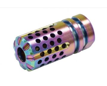 Dytac SLR Synergy Airsoft Mini Compensator 5.56 (14mm CCW) (Licensed by SLR Rifleworks) - Multi Tone 0