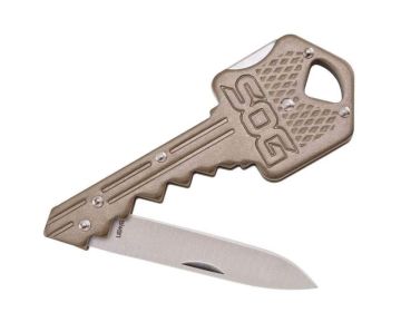 SOG Key Knife - Brass (KEY102-CP) 0