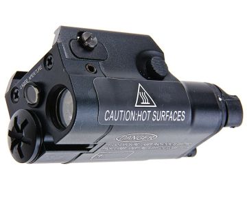 SOTAC XC2 Flashlight / Weapon Light with Red Laser - Black 0