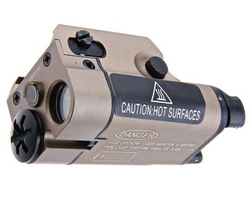 SOTAC XC2 Flashlight / Weapon Light with Red Laser - DE 0