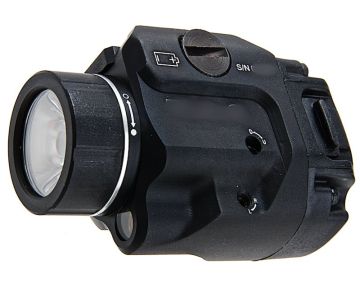 SOTAC TLR-8 Flashlight / Weapon Light with Red Laser - Black 0
