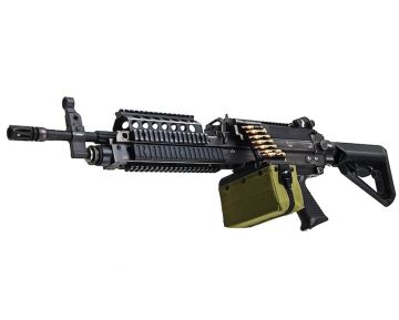 T8 X A&K SP System MK46 MOD0 Airsoft LMG AEG Battleworn Version - BK 0