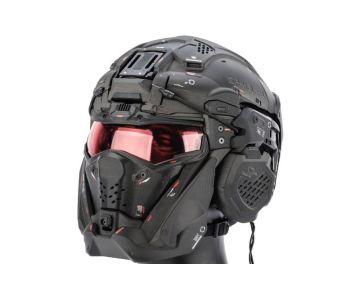 SRU Tactical Helmet Mask Set (With Fast Helmet) 0