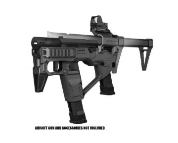 SRU SIG Sauer/VFC M17 P320 Airsoft GBB PDW Kit (Black) 0