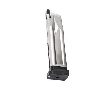 SRC Hi Capa GBB Series Extended Green Gas Magazine (32rds) - Silver 0
