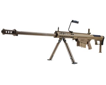 Snow Wolf BARRETT M107A1 Airsoft Sniper Rifle - Tan (Spring Power) 0