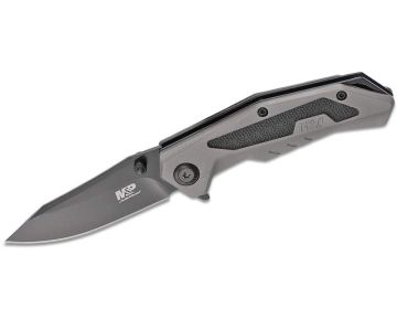Smith & Wesson M&P Linerlock Folding Knife - Gray (SW1100040) 0