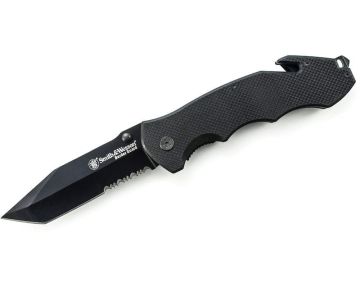 Smith & Wesson Border Guard Tanto Folding Knife (SWBG6TS) 0