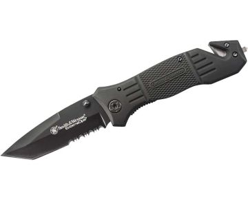Smith & Wesson Extreme Ops Drop Point Folding Knife (SWFR2S) 0