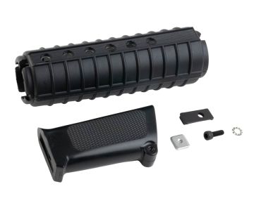 T8  Tokyo Marui MWS GBB XM177 Vertical Foregrip w/ Handguard (GBB Style, CAR-15, XM177, M-177 Commando) 1