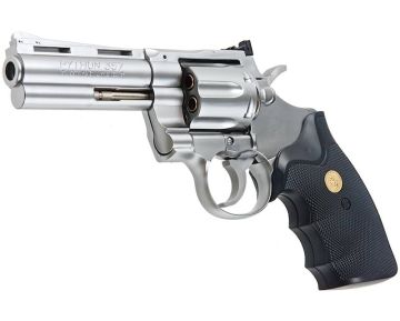 Tokyo Marui Python 357 Spring Revolver (4 inch) - Stainless Silver 0
