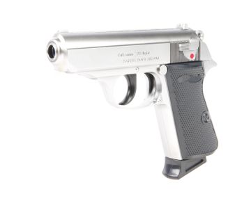 Tokyo Marui PPK Gindan Spring Pistol - Silver 0