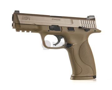 Tokyo Marui M&P9 V Custom Green Gas Airsoft Pistol - FDE 0