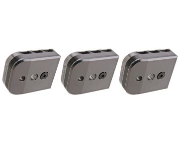 Dr. Black Tokyo Marui Hi Capa 5.1 GBB Magazine Base (Aluminum, Type B, Grey) 0
