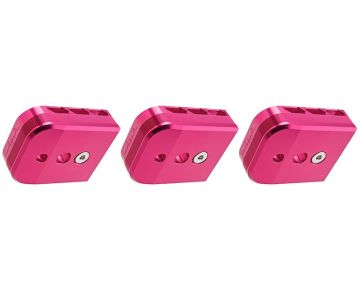 Dr. Black Tokyo Marui Hi Capa 5.1 GBB Magazine Base (Aluminum, Type B, Magenta) 0