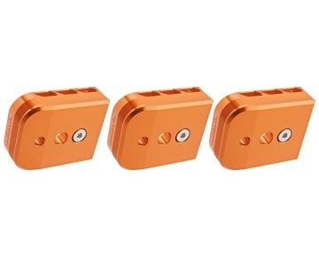 Dr. Black Tokyo Marui Hi Capa 5.1 GBB Magazine Base (Aluminum, Type B, Orange) 0