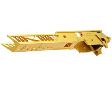 Dr. Black Tokyo Marui Hi Capa GBB Frame (CNC Aluminum, 4.3 inch, Type 1) - Gold 0