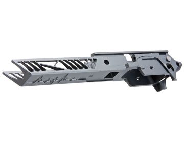 Dr. Black Tokyo Marui Hi Capa GBB Frame (CNC Aluminum, 4.3 inch, Type 1) - Grey 0