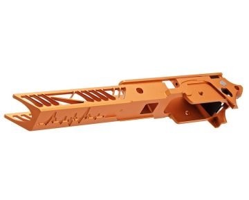 Dr. Black Tokyo Marui Hi Capa GBB Frame (CNC Aluminum, 4.3 inch, Type 1) - Orange 0