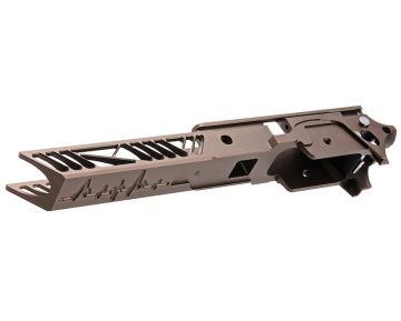 Dr. Black Tokyo Marui Hi Capa GBB Frame (CNC Aluminum, 4.3 inch, Type 1) - TAN 0