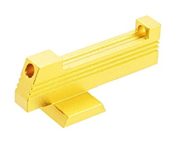 Dr.Black Tokyo Marui Hi Capa Fiber Optic Front Sight (Aluminum, Gold) 0