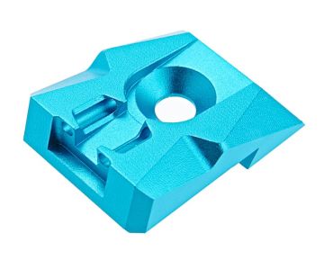 Dr.Black Tokyo Marui Hi Capa 4.3 Fiber Optic Rear Sight (Aluminum, Aqua) 0