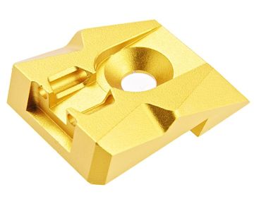 Dr.Black Tokyo Marui Hi Capa 4.3 Fiber Optic Rear Sight (Aluminum, Gold) 0