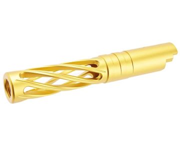 Dr. Black Hi-Capa 4.3 GBB Outer Barrel (Type-Dinging, 6063 Aluminum, Gold) 0
